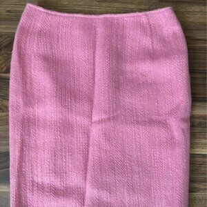 Gai Mattiolo size 8 Pink vintage wool pencil skirt